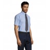 Sol's - Chemise homme oxford manches courtes BRISBANE - Ciel