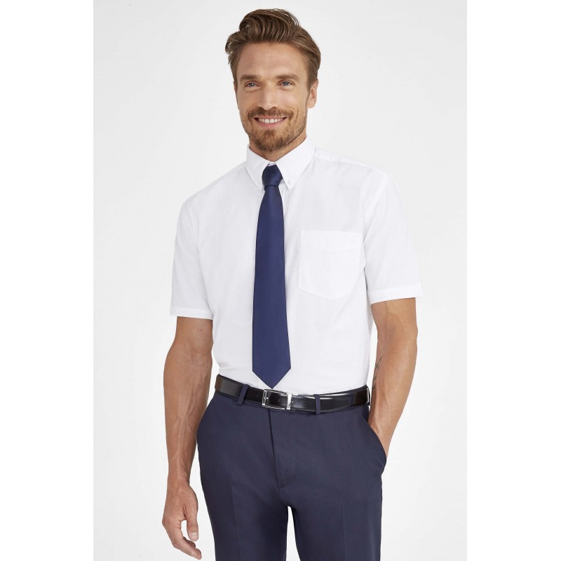 Sol's - Chemise homme oxford manches courtes BRISBANE