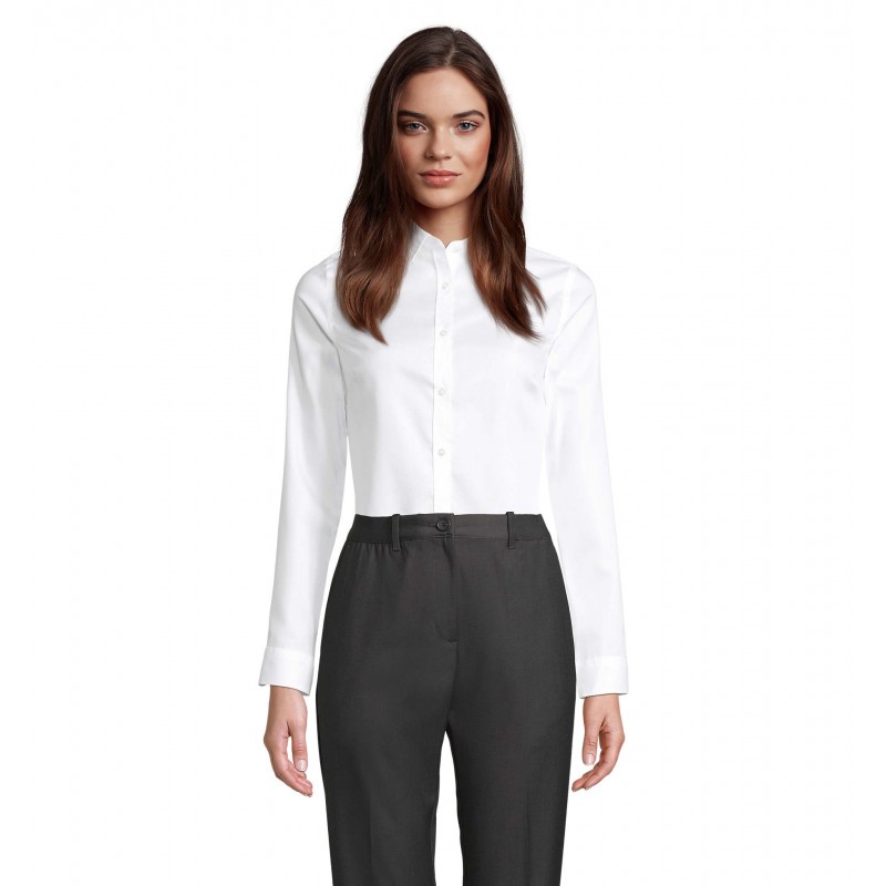 Neoblu - Chemise sans repassage femme BLAISE WOMEN - Blanc Optique