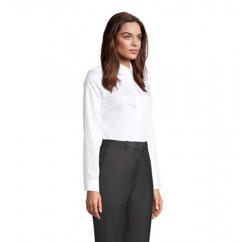 Neoblu - Chemise sans repassage femme BLAISE WOMEN - Blanc Optique
