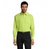 Sol's - Chemise homme popeline manches longues BALTIMORE - Vert Pomme