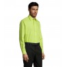 Sol's - Chemise homme popeline manches longues BALTIMORE - Vert Pomme