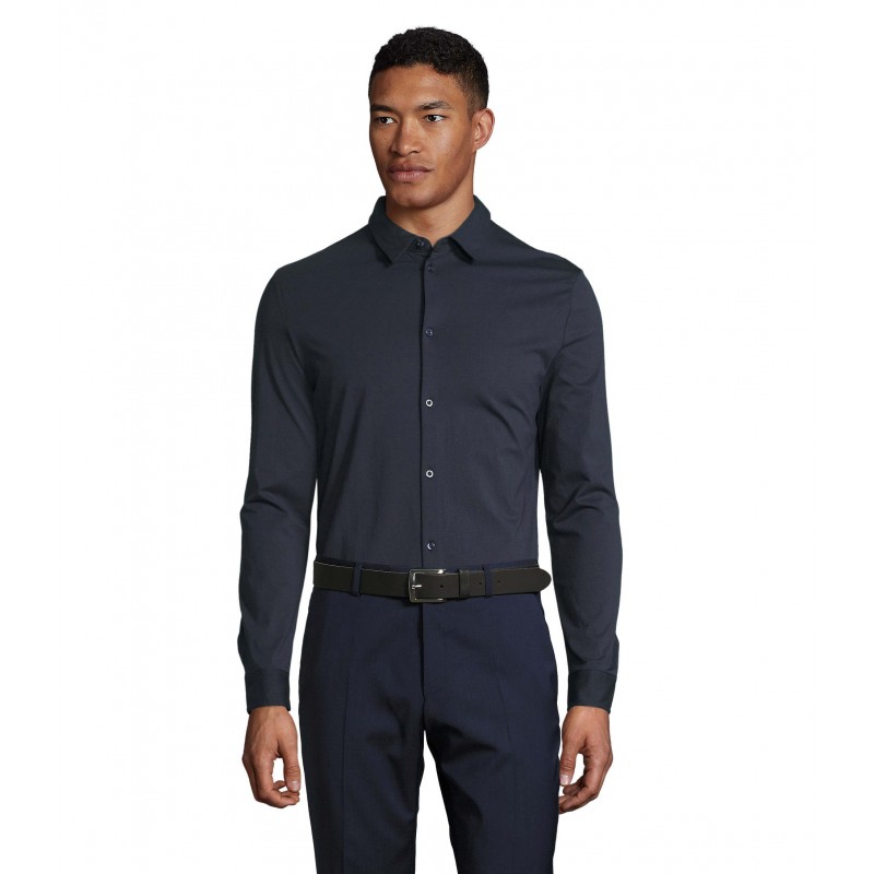 Neoblu - Chemise en jersey mercerisé homme BALTHAZAR MEN - Nuit