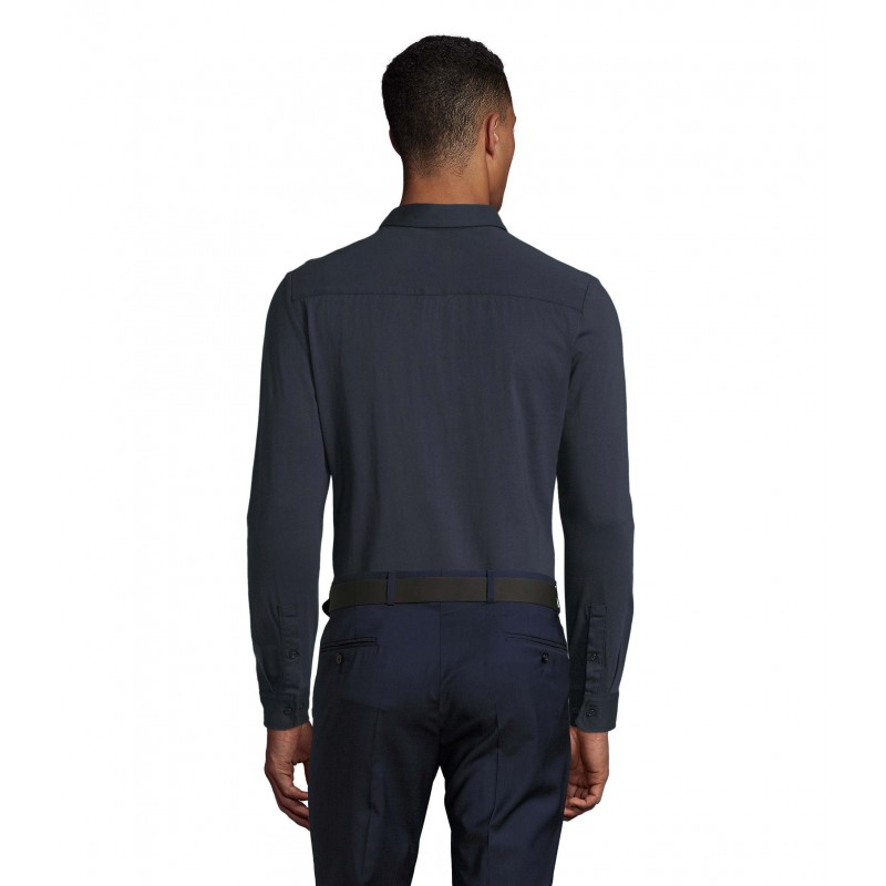 Neoblu - Chemise en jersey mercerisé homme BALTHAZAR MEN - Nuit