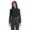 Neoblu - Chemise en jersey mercerisé femme BALTHAZAR WOMEN - Noir Profond