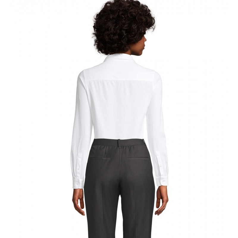 Neoblu - Chemise en jersey mercerisé femme BALTHAZAR WOMEN - Blanc Optique