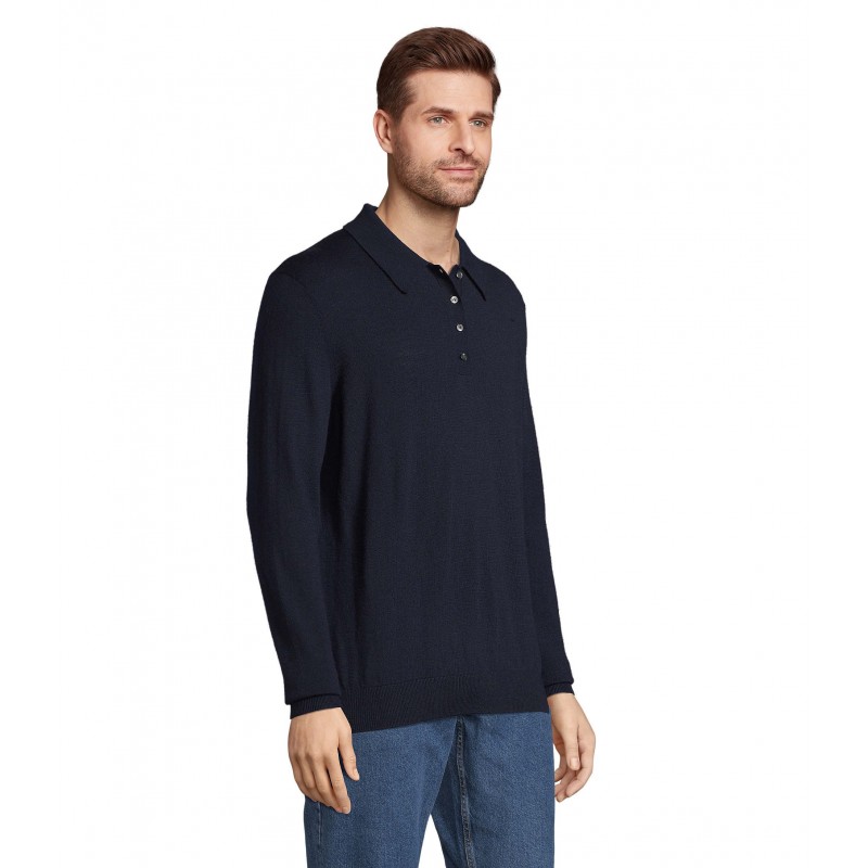 Neoblu - Pull col polo homme STEFAN - Nuit