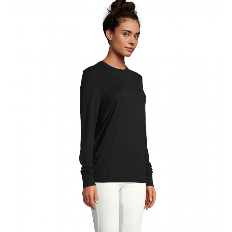 Neoblu - Pull col rond femme STUART WOMEN - Noir Profond