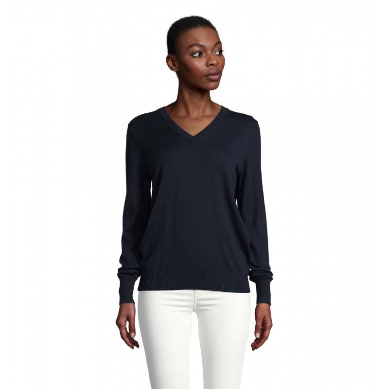 Neoblu - Pull col v femme SULLIVAN WOMEN - Nuit