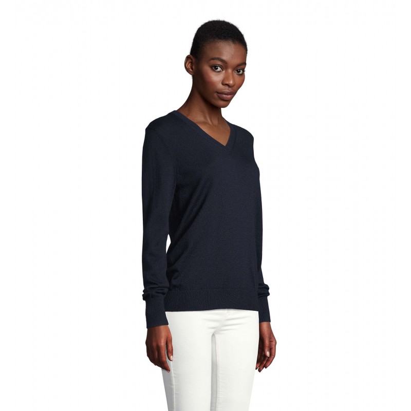 Neoblu - Pull col v femme SULLIVAN WOMEN - Nuit