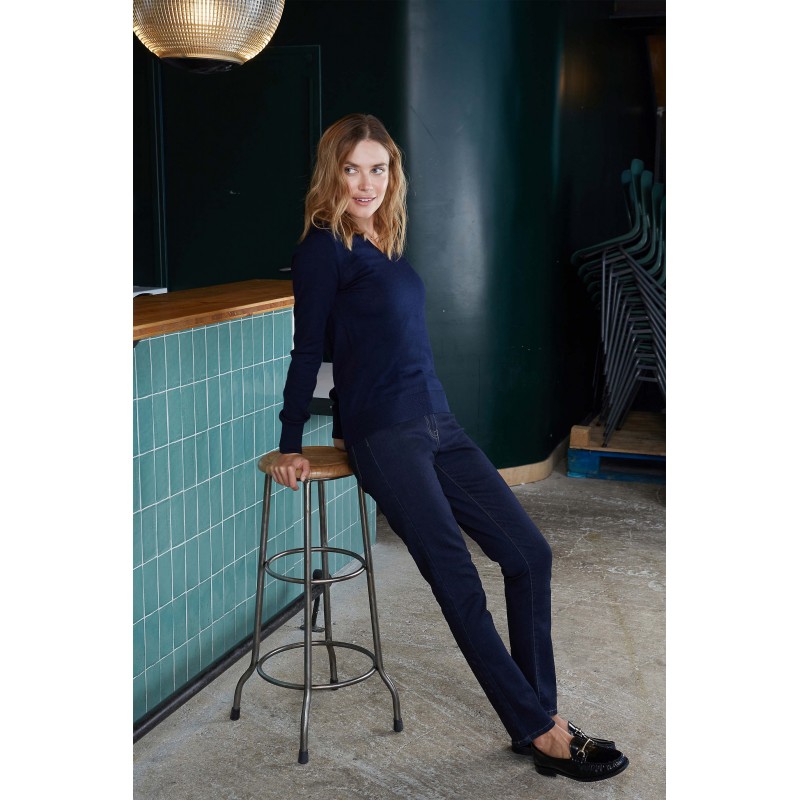 Neoblu - Pull col v femme SULLIVAN WOMEN