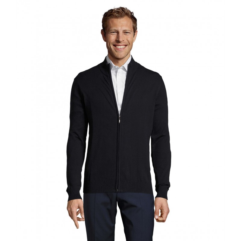 Sol's - Gilet homme zippé GORDON MEN - Marine