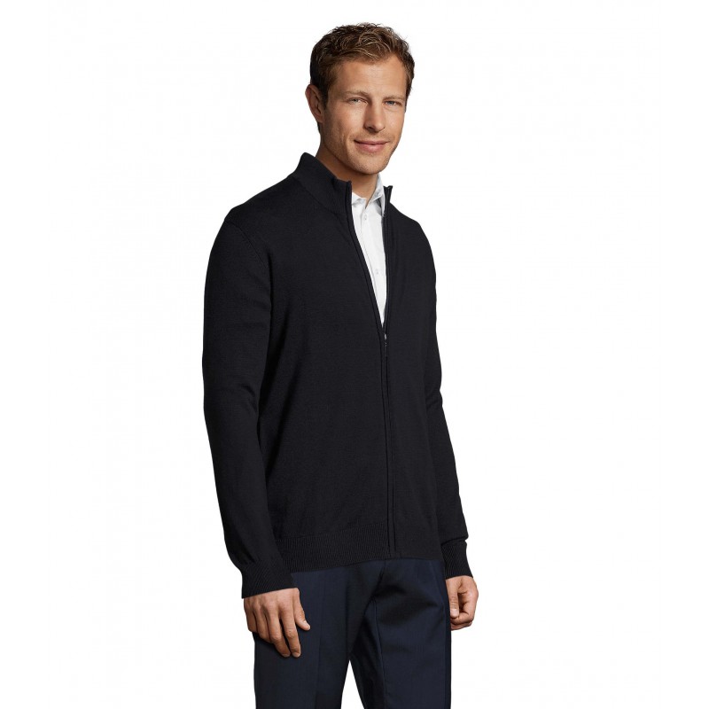 Sol's - Gilet homme zippé GORDON MEN - Marine