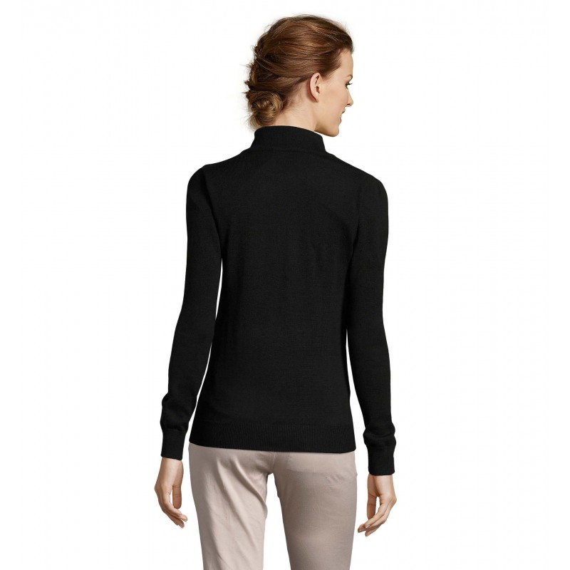 Sol's - Gilet femme zippé GORDON WOMEN - Noir