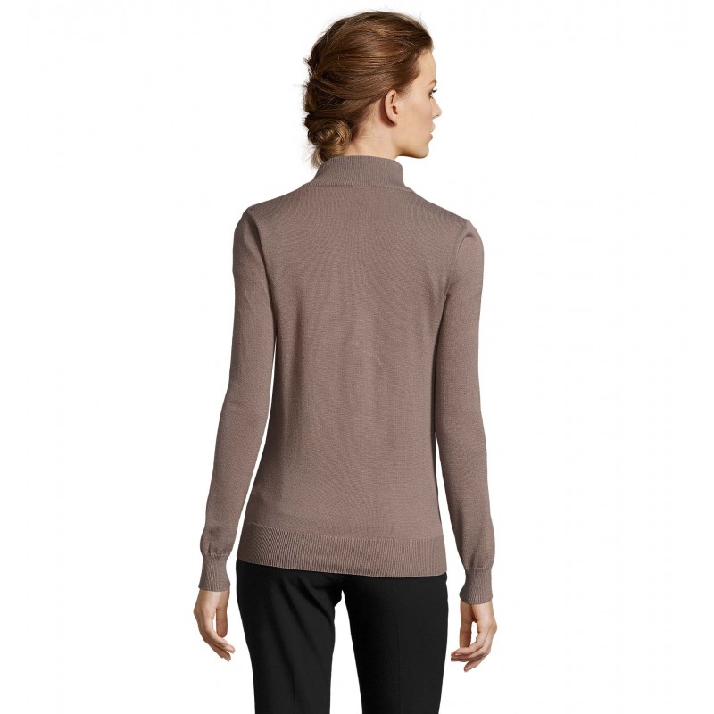 Sol's - Gilet femme zippé GORDON WOMEN - Gris Moyen