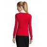 Sol's - Pull col v femme GALAXY WOMEN - Rouge