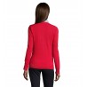Sol's - Gilet femme boutonné col v GOLDEN WOMEN - Rouge