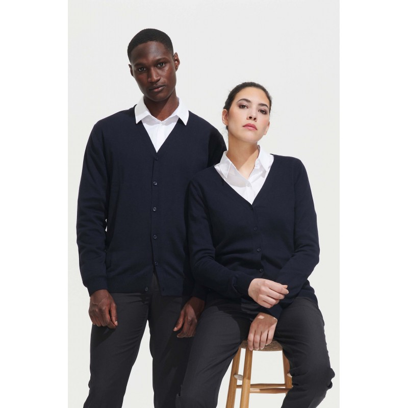 Sol's - Gilet femme boutonné col v GOLDEN WOMEN