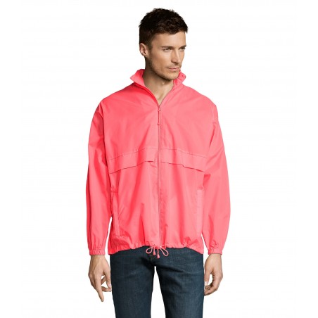 Sol's - Coupe-vent unisexe déperlant SURF - Corail Fluo