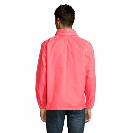 Sol's - Coupe-vent unisexe déperlant SURF - Corail Fluo