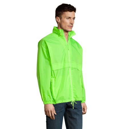 Sol's - Coupe-vent unisexe déperlant SURF - Lime Fluo