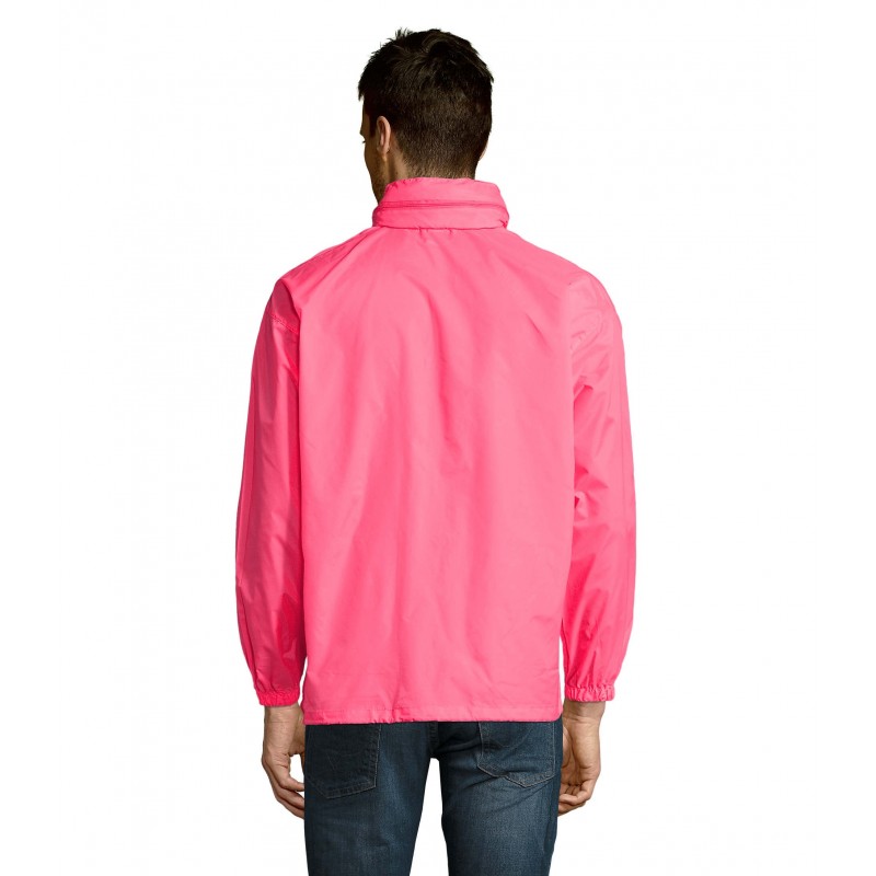 Sol's - Coupe-vent unisexe déperlant SURF - Rose Fluo