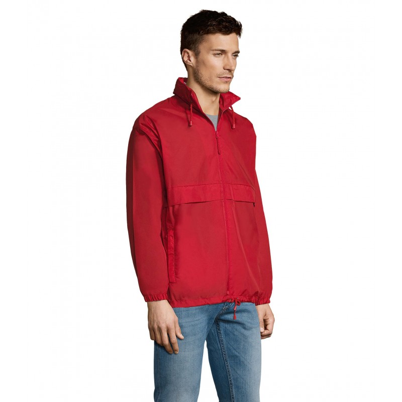 Sol's - Coupe-vent unisexe déperlant SURF - Rouge