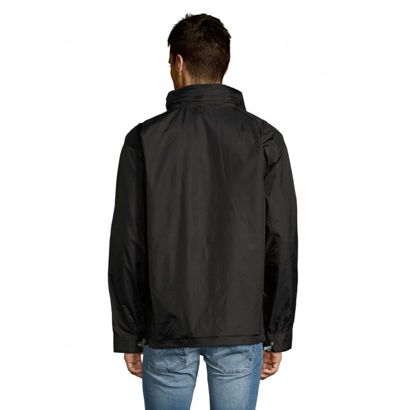 Sol's - Coupe-vent doublé jersey MISTRAL - Noir