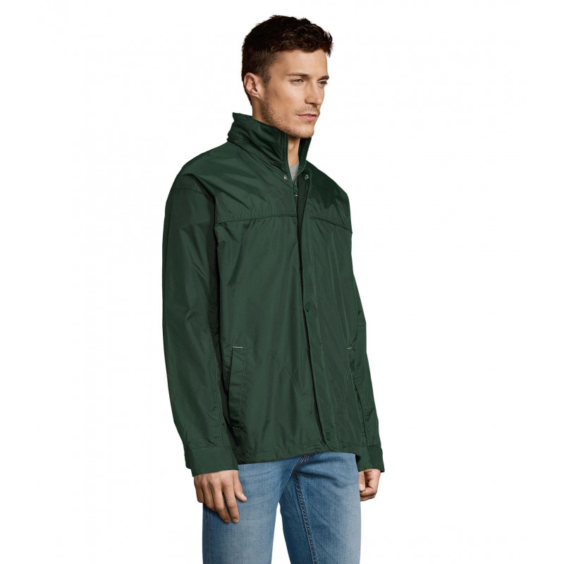 Sol's - Coupe-vent doublé jersey MISTRAL - Vert Forêt