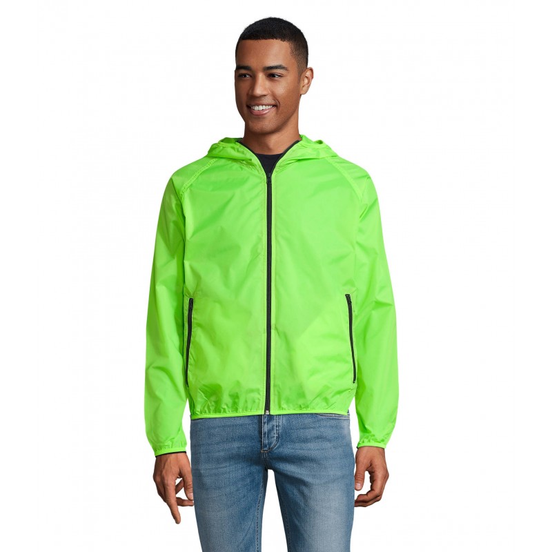 Sol's - Coupe-vent unisexe SHORE - Lime Fluo