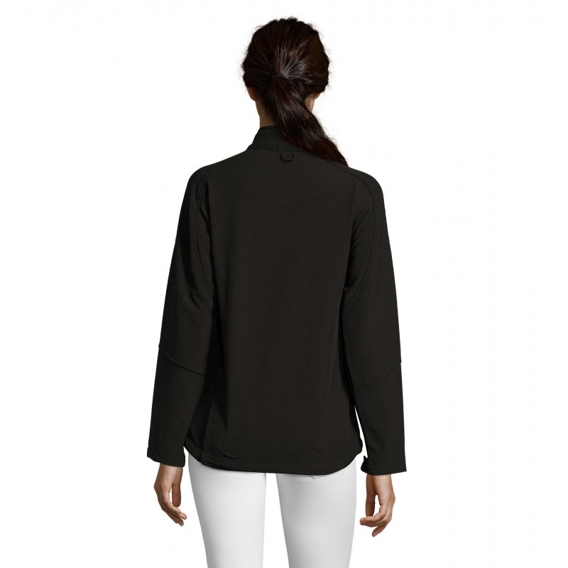 Sol's - Veste femme zippée softshell ROXY - Noir