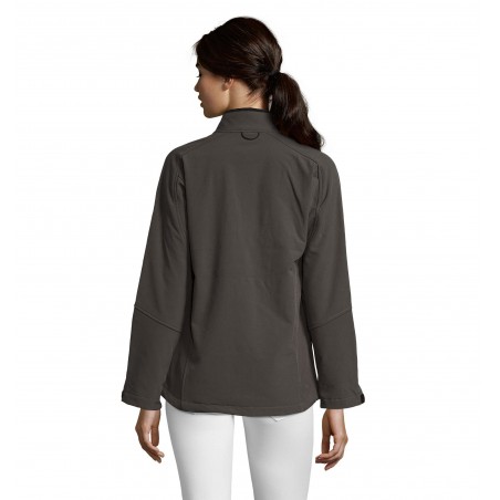 Sol's - Veste femme zippée softshell ROXY - Anthracite