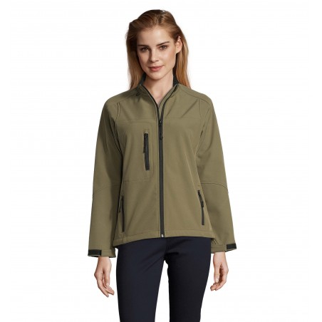 Sol's - Veste femme zippée softshell ROXY - Army