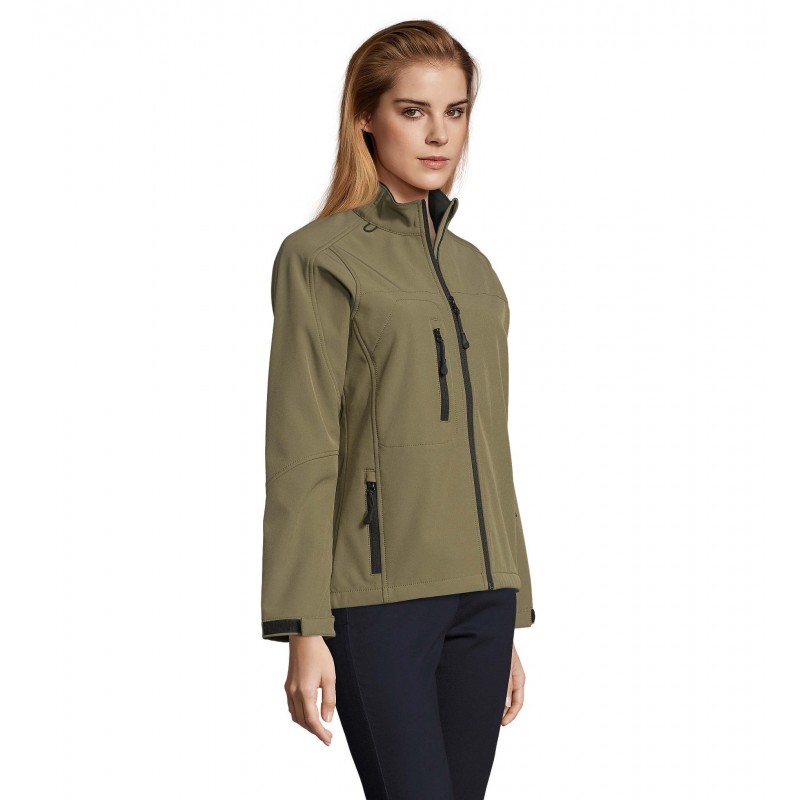 Sol's - Veste femme zippée softshell ROXY - Army