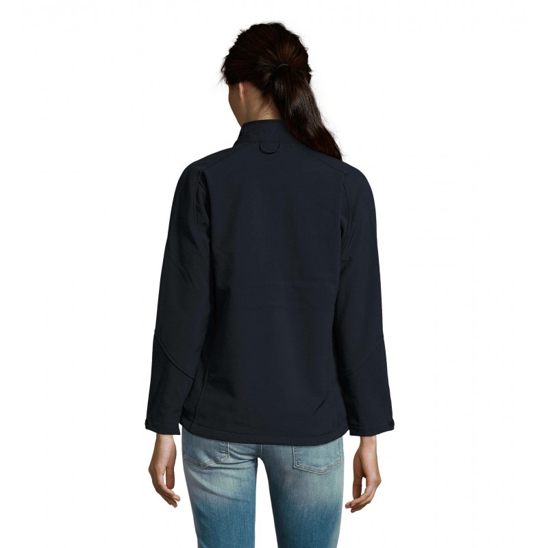 Sol's - Veste femme zippée softshell ROXY - Bleu Abysse