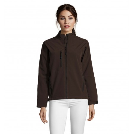 Sol's - Veste femme zippée softshell ROXY - Chocolat Foncé