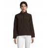 Sol's - Veste femme zippée softshell ROXY - Chocolat Foncé