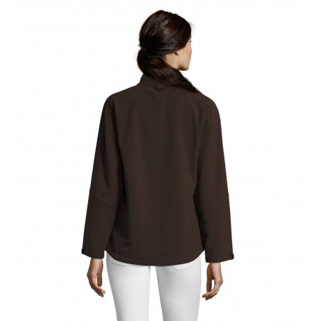 Sol's - Veste femme zippée softshell ROXY - Chocolat Foncé
