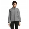 Sol's - Veste femme zippée softshell ROXY - Gris Chiné