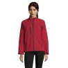 Sol's - Veste femme zippée softshell ROXY - Rouge Piment