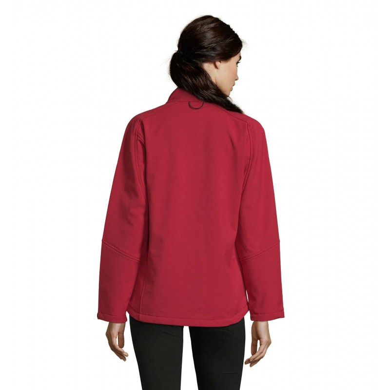 Sol's - Veste femme zippée softshell ROXY - Rouge Piment