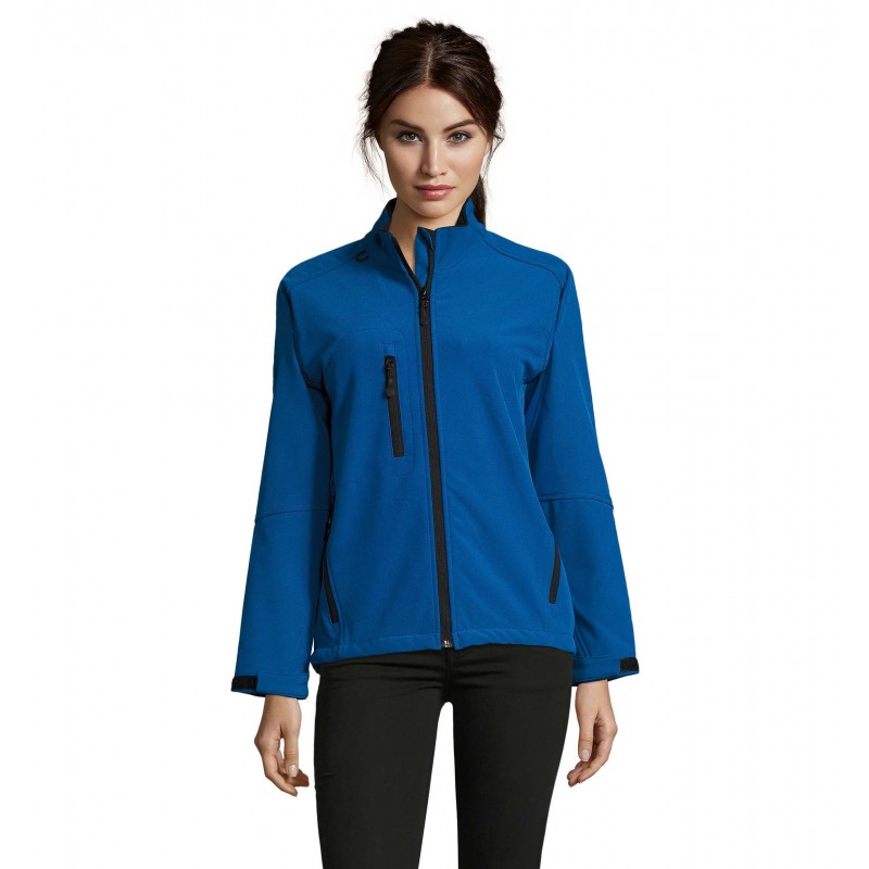 Sol's - Veste femme zippée softshell ROXY - Royal