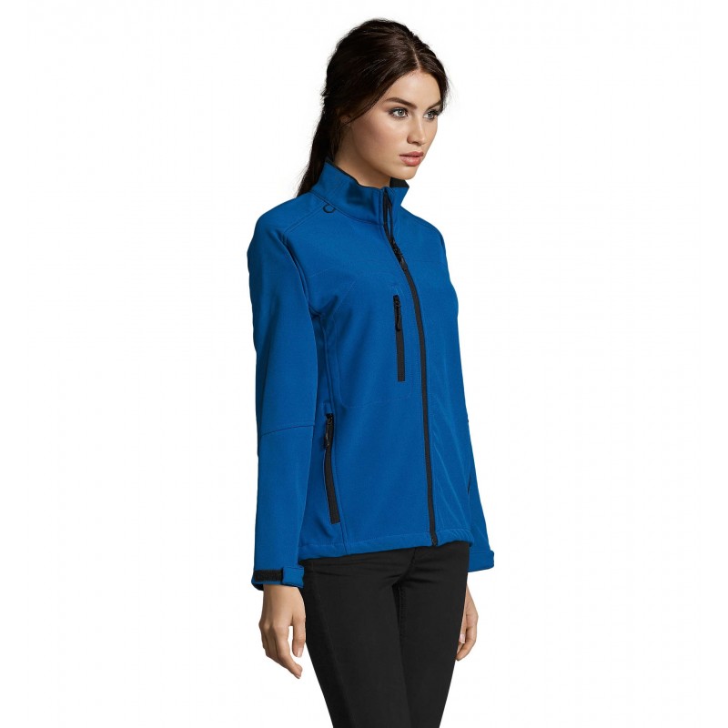 Sol's - Veste femme zippée softshell ROXY - Royal