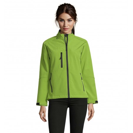 Sol's - Veste femme zippée softshell ROXY - Vert Absinthe
