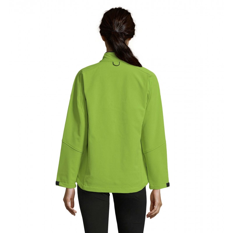 Sol's - Veste femme zippée softshell ROXY - Vert Absinthe