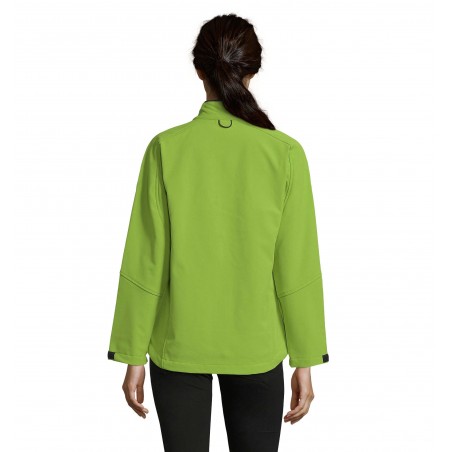 Sol's - Veste femme zippée softshell ROXY - Vert Absinthe