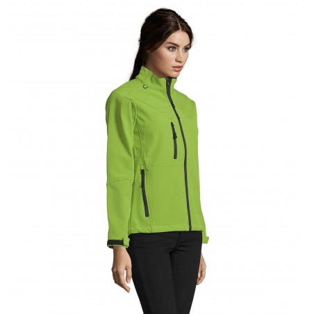 Sol's - Veste femme zippée softshell ROXY - Vert Absinthe