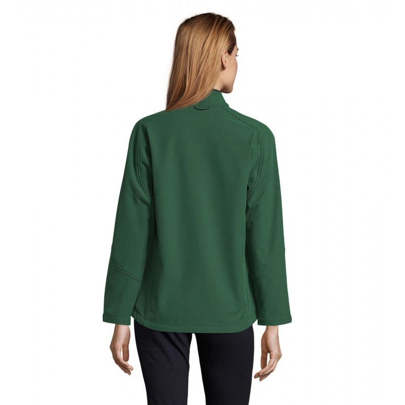 Sol's - Veste femme zippée softshell ROXY - Vert Bouteille