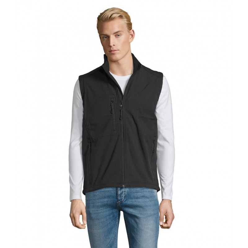 Sol's - Softshell homme sans manches RALLYE MEN - Noir