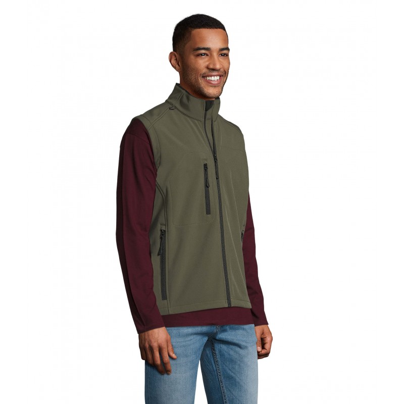 Sol's - Softshell homme sans manches RALLYE MEN - Army
